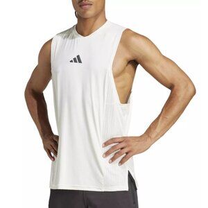 Adidas Men's Designed for Training Intensity Tank Top in Chalk White size M NWT